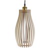 Подвесной светильник из дерева GLANZEN ART-0004-60-white