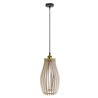 Подвесной светильник из дерева GLANZEN ART-0004-60-white