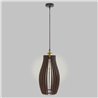 Подвесной светильник из дерева GLANZEN ART-0004-60-dark