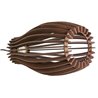 Подвесной светильник из дерева GLANZEN ART-0004-60-dark
