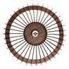 Подвесной светильник из дерева GLANZEN ART-0008-60 wheel dark