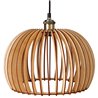 Подвесной светильник из дерева GLANZEN ART-0004-60-nude