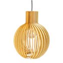 Подвесной светильник из дерева GLANZEN ART-0011-60-nude KLOT
