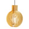 Подвесной светильник из дерева GLANZEN ART-0011-60-nude KLOT