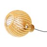 Подвесной светильник из дерева GLANZEN ART-0011-60-nude KLOT