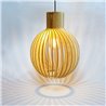 Подвесной светильник из дерева GLANZEN ART-0011-60-nude KLOT