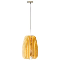 Подвесной светильник из дерева GLANZEN ART-0014-60-nude SECUNDUM